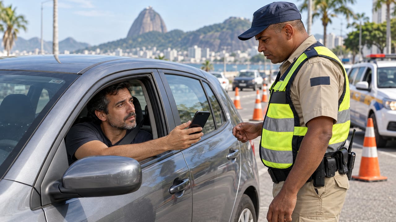 Print de tela não substitui a CNH digital: na blitz, o documento precisa ser exibido no aplicativo oficial