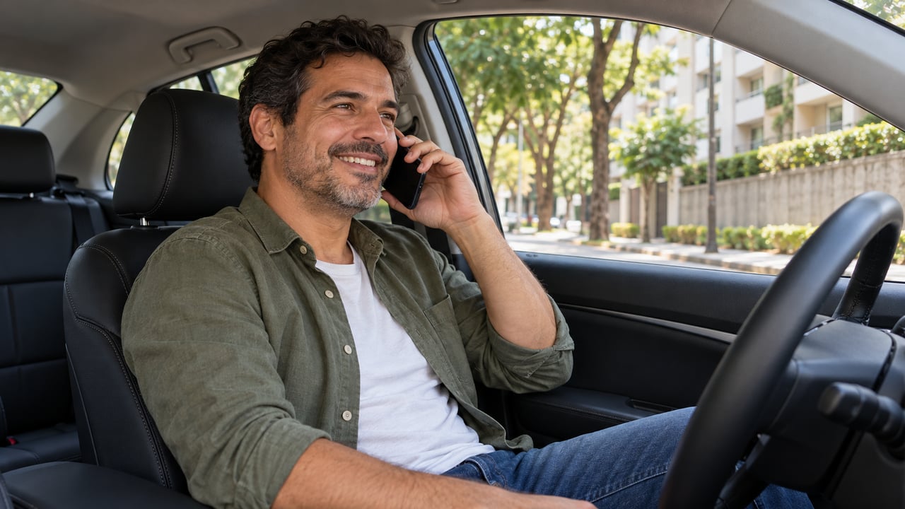 Para usar o celular sem risco de multa, estacione em local permitido e desligue o motor antes de atender