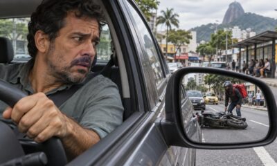 Deixar o local do acidente sem socorrer o motociclista pode render dois crimes ao motorista, mesmo em batida leve