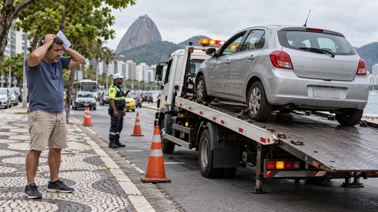 Com o licenciamento vencido, dirigir gera multa gravíssima de R$ 293,47, 7 pontos na CNH e remoção do veículo