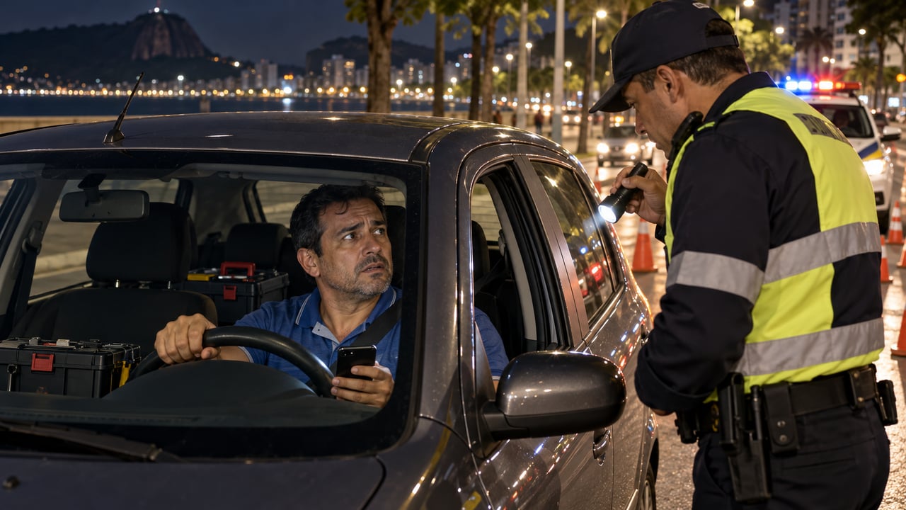 Blitz com IPVA atrasado não significa carro rebocado se o licenciamento ainda estiver válido