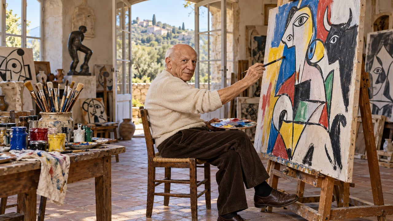 Picasso continuou experimentando até os 91 anos, com obras ousadas na reta final da vida