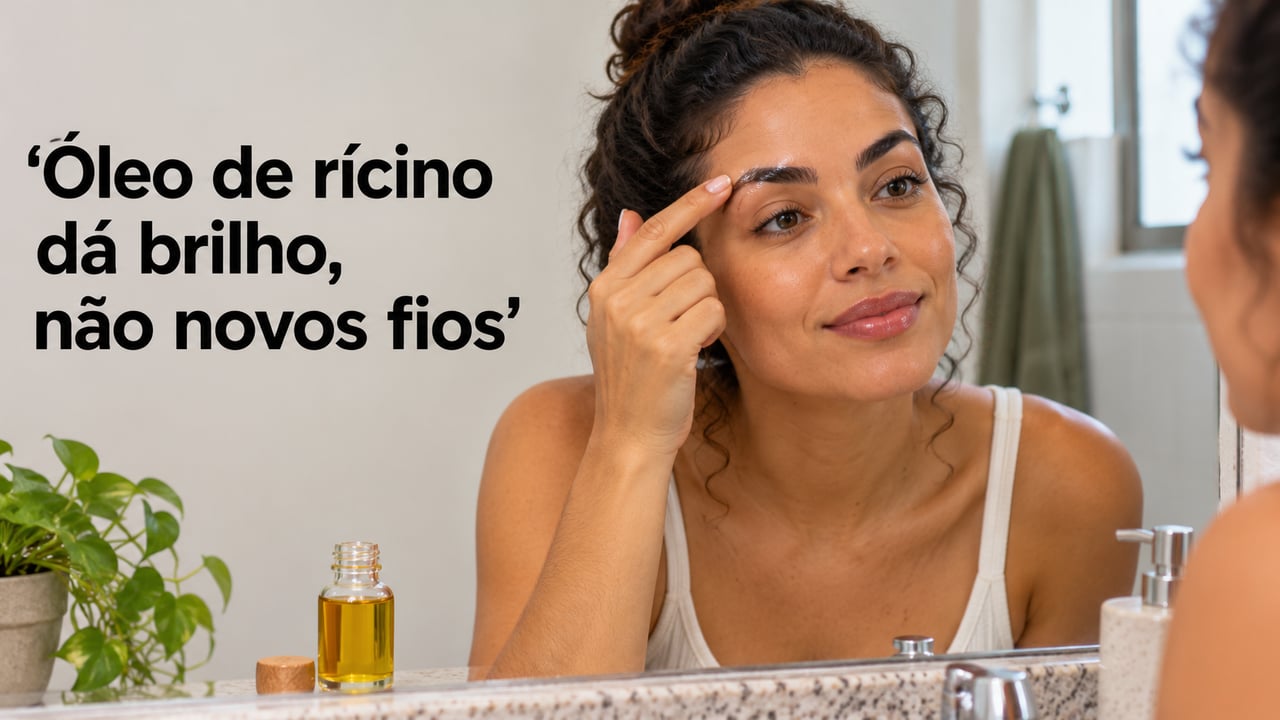 O efeito confirmado do óleo de rícino é dar brilho e aspecto mais encorpado aos pelos, não crescimento