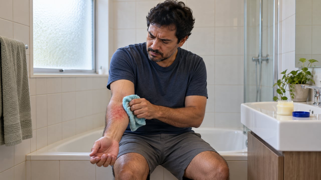 Diante de vermelhidão, coceira ou inchaço, lave na hora, suspenda o uso e procure um dermatologista se não melhorar