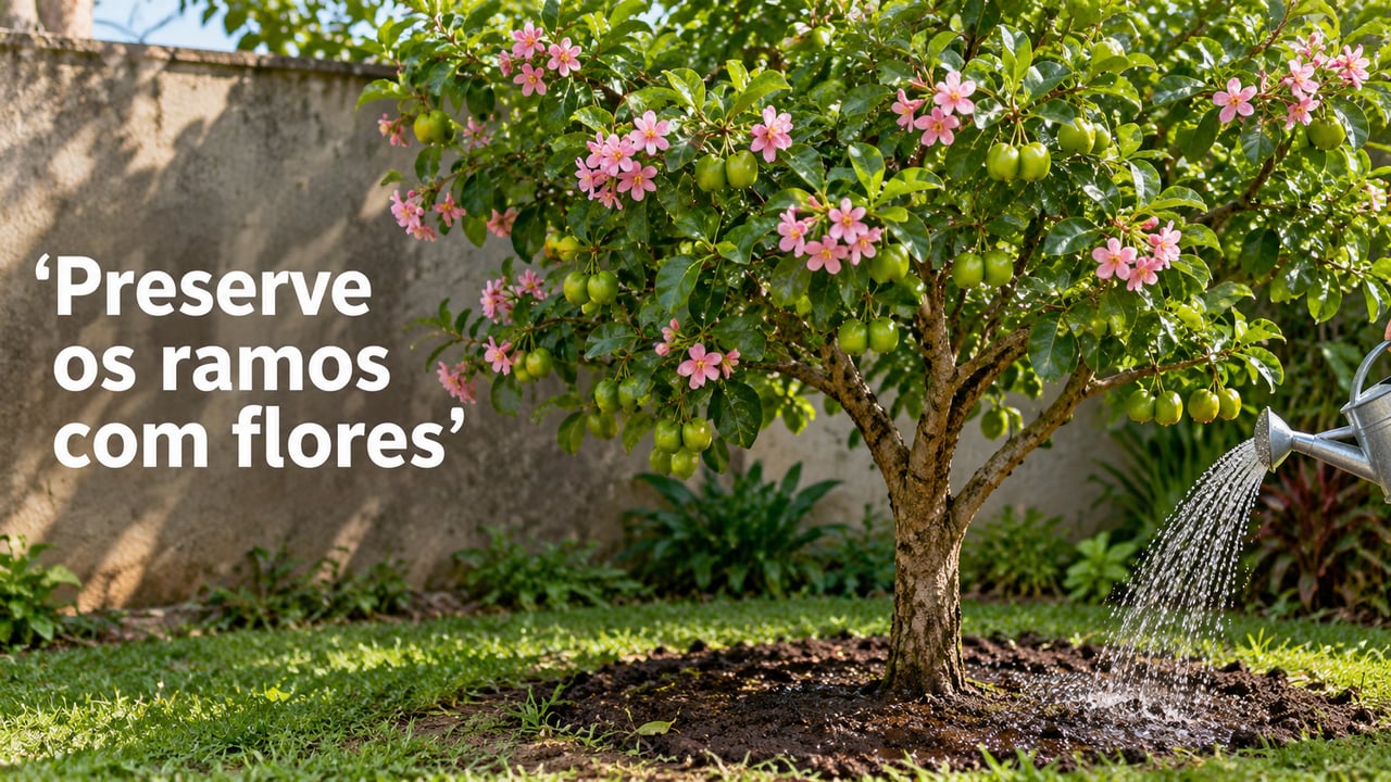 Preserve os ramos com flores e mantenha a rega nos períodos secos para sustentar novas floradas