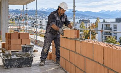 O salário na construção suíça pode superar R$ 44 mil na conversão, mas o valor é bruto e depende do câmbio