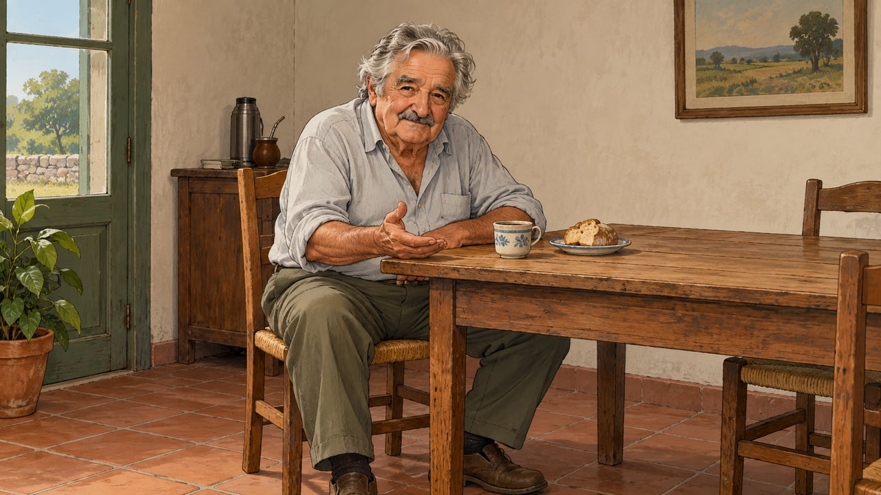 Para Mujica, a pobreza também estava no desejo de ter sempre mais