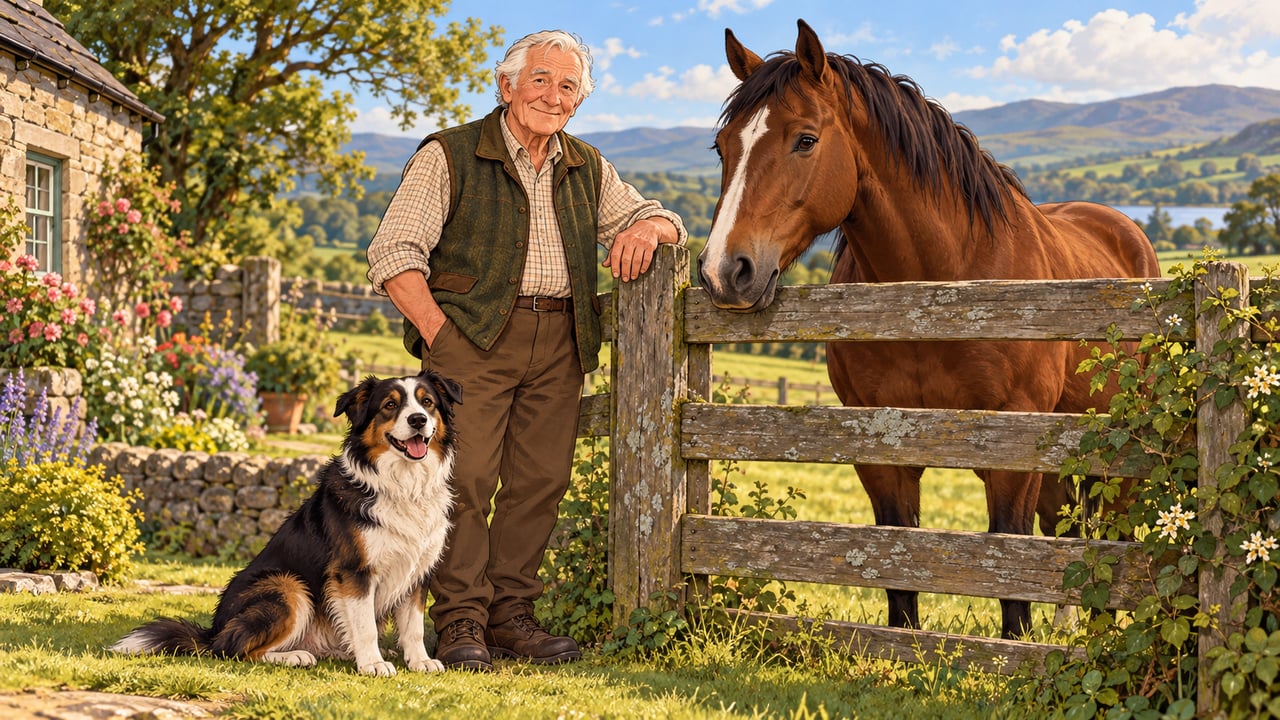 O provérbio alemão mede a vida com coisas do quintal: cerca, cachorro, cavalo e homem