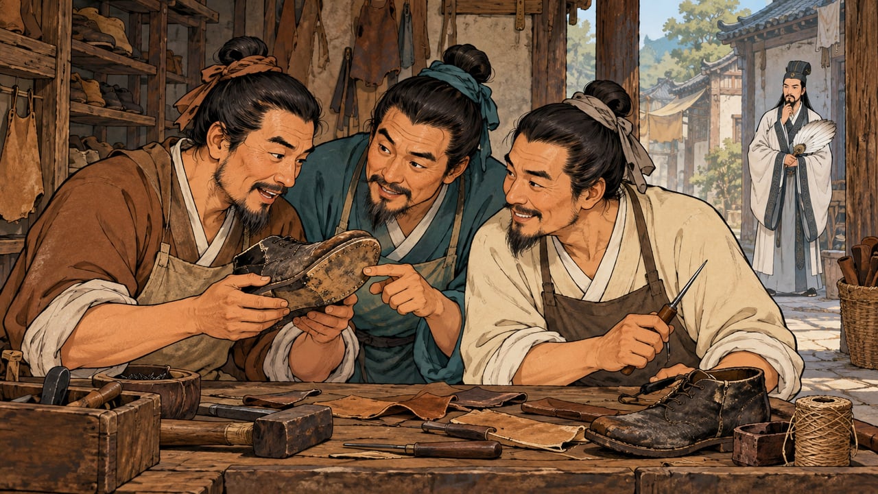 Pelo provérbio chinês, três sapateiros remendões pensando juntos podem superar até o maior estrategista da China antiga