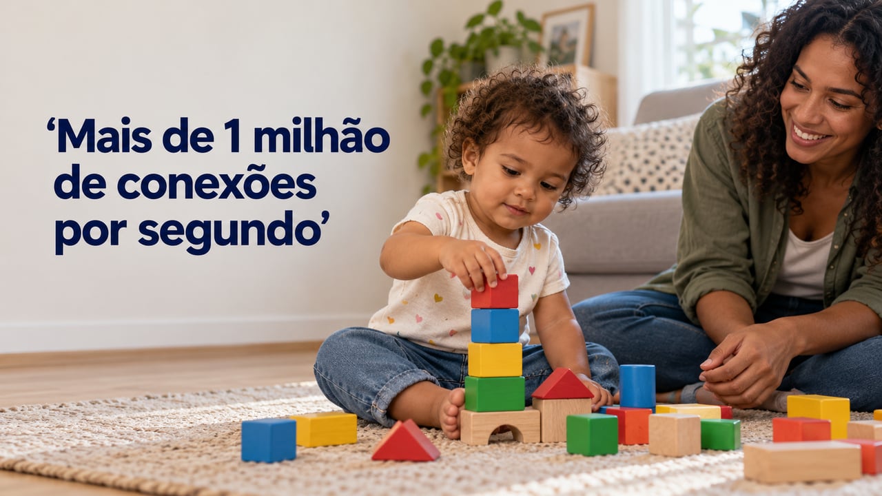 Mais de 1 milhão de novas conexões entre neurônios se formam a cada segundo nos primeiros anos de vida