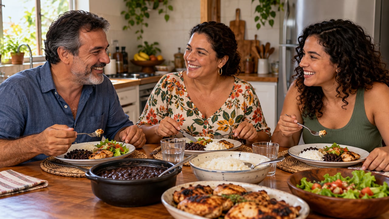 Quem não precisa de plateia para se sentir querido pode preferir um almoço em família a uma festa
