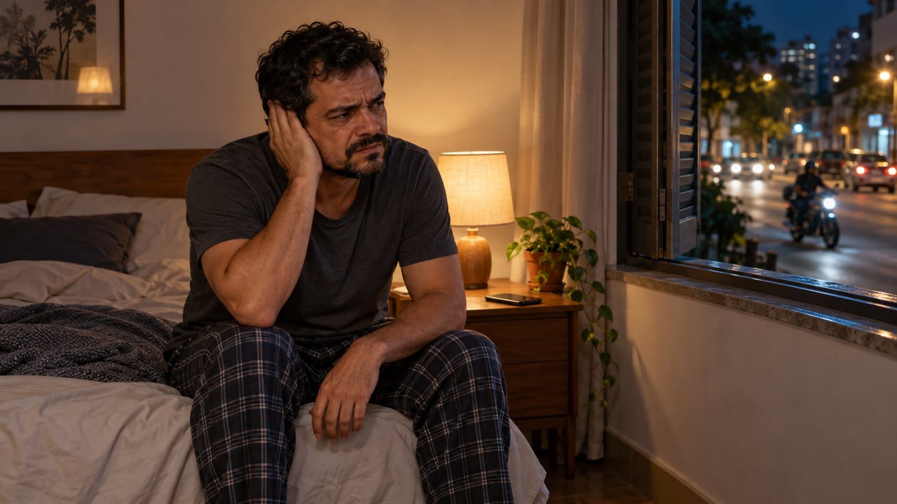 O som contínuo funciona como cortina sonora, mas as evidências de que melhore o sono são de qualidade muito baixa
