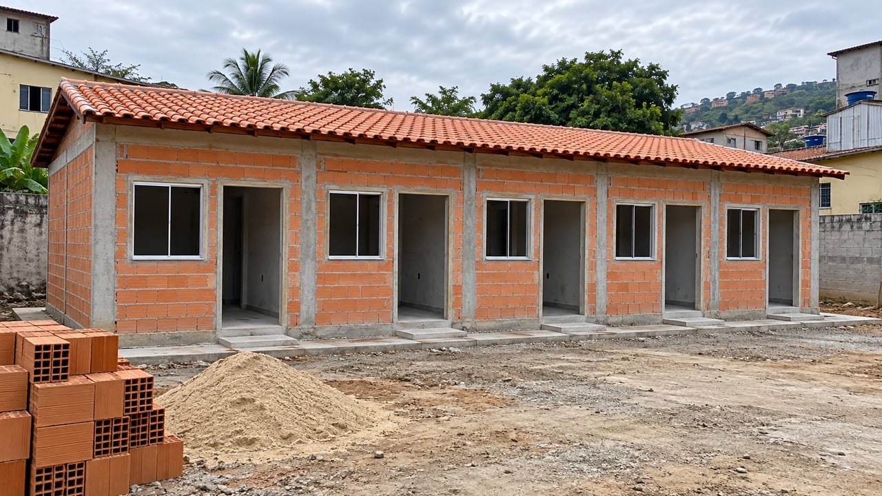 Cinco kitnets de 25 m² têm custo estimado de R$ 272 mil no Rio, sem incluir o terreno