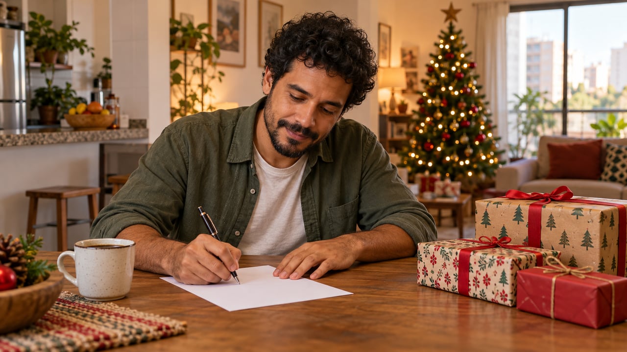 Presentear dentro das possibilidades e combinar limites de gasto com a família evita que o Natal pese no bolso