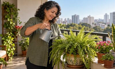 Conversar com as plantas na hora da rega transforma o gesto em um momento de atenção e autocuidado