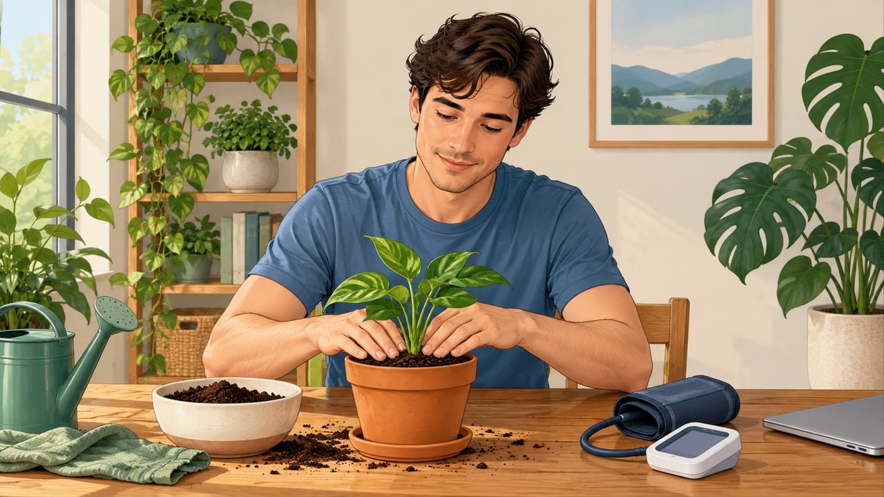 Mexer com uma planta por 15 minutos reduziu a pressão diastólica de cerca de 72 para 65 mmHg em estudo com 24 jovens
