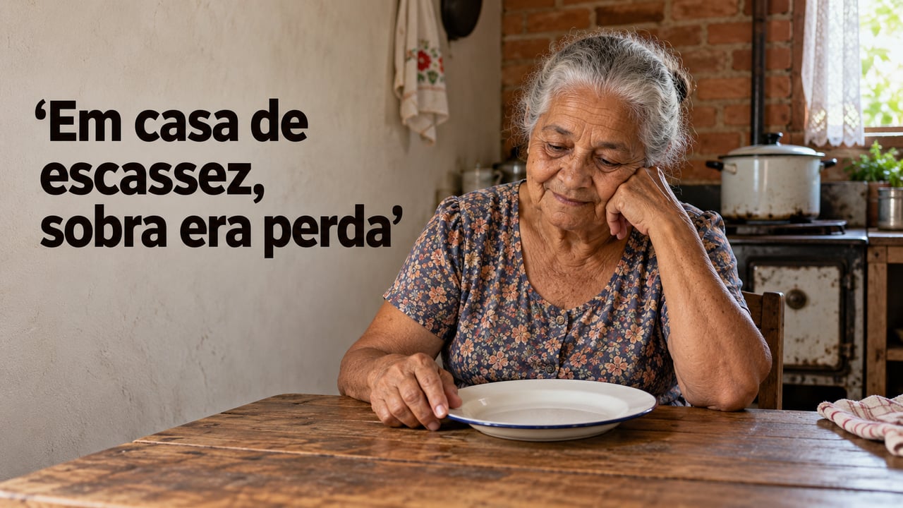 Quem cresceu ouvindo que não se deixa nada no prato aprendeu que sobra é perda