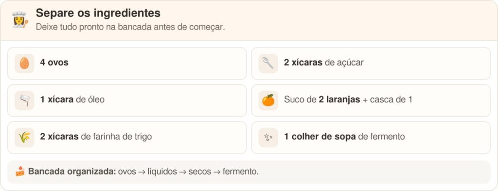 Como fazer bolo de laranja da vovó: receita simples de antigamente fica fofinha e perfumada sem complicação