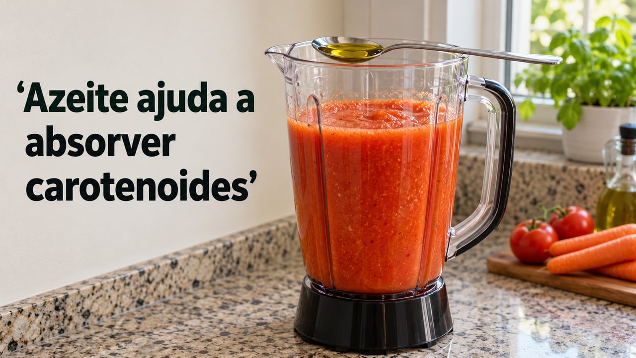 Um fio de azeite ajuda o intestino a absorver licopeno e betacaroteno