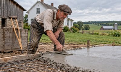 Uma torção no tornozelo levou o fazendeiro Nick Engelbert a fazer a primeira escultura de concreto nos anos 1930