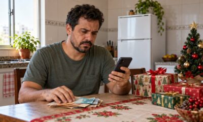 A primeira parcela do 13º sai sem desconto, mas a segunda chega menor por causa dos encargos