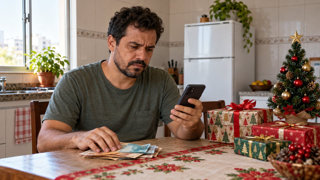 A primeira parcela do 13º sai sem desconto, mas a segunda chega menor por causa dos encargos