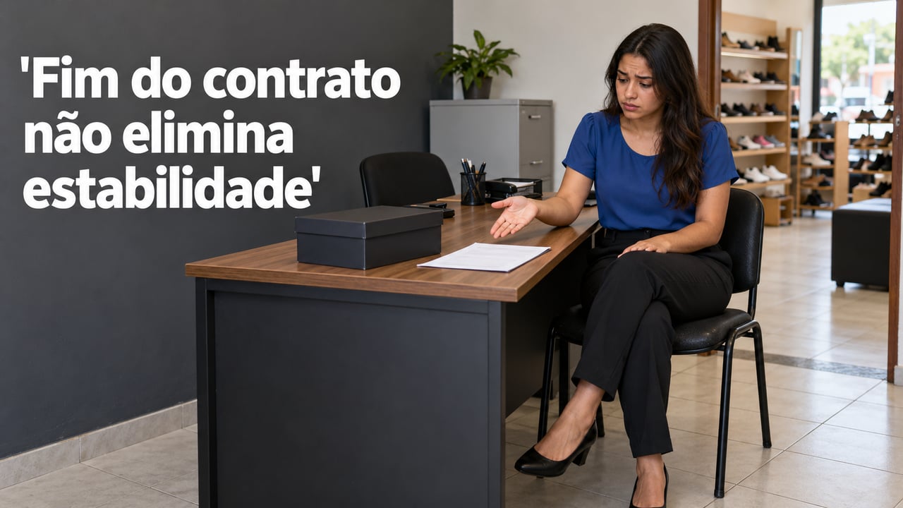 O término do contrato de experiência não afasta a estabilidade quando a gravidez começou durante o vínculo