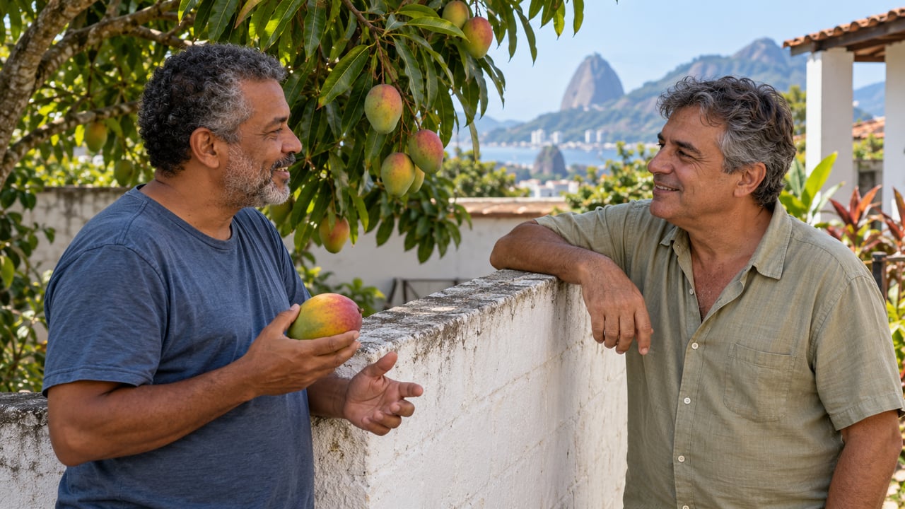 A regra vale só para a fruta caída: a manga presa no galho continua sendo do dono da árvore