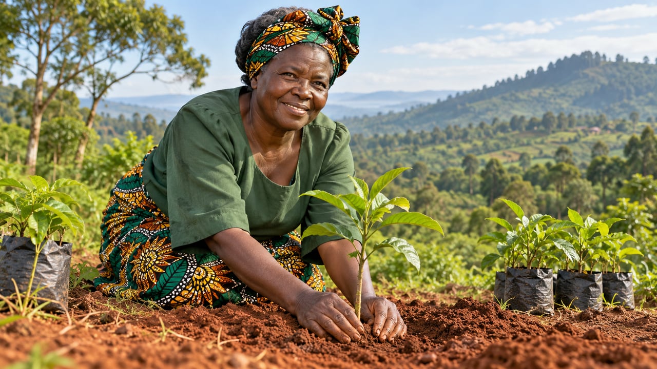 Wangari Maathai liderou o plantio de mais de 30 milhões de árvores no Quênia e ganhou o Nobel da Paz em 2004