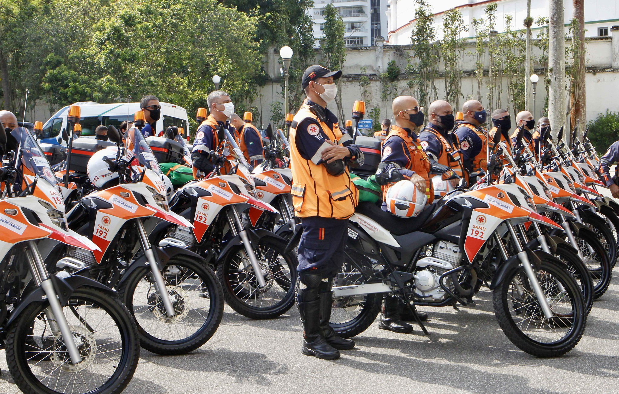 frota de motolâncias do Samu