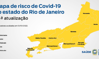 Mapa de risco da Covid-19