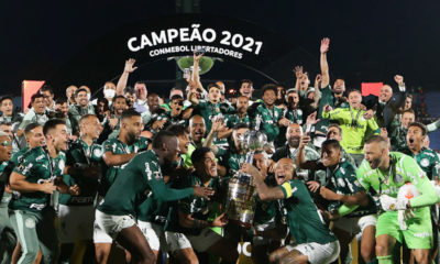 Na temporada 2021, Palmeiras levantou a taça da Libertadores pela terceira vez na história