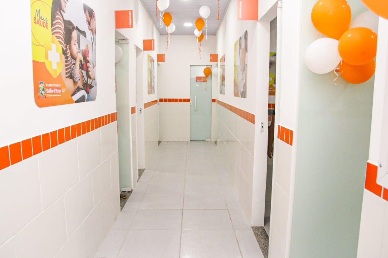 Salas da nova unidade de saúde em Belford Roxo