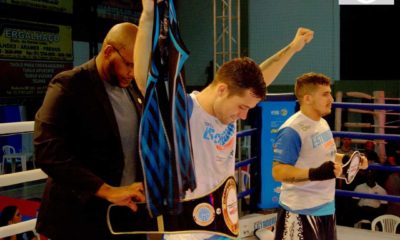 Pedro Dutra, campeão carioca de Kickboxing de 2021