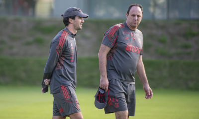 Rogério Ceni comanda treino no Flamengo