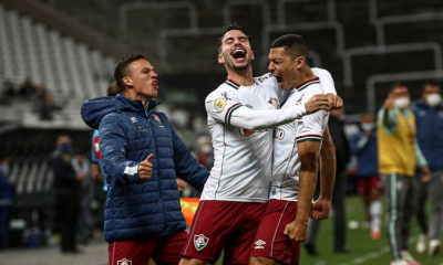 André comemora gol no Fla-Flu