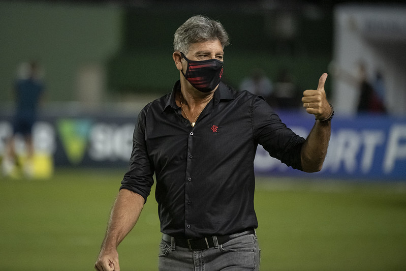 Renato Gaúcho se despede do Flamengo
