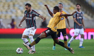 Fluminense fica só no 2 a 2 com o Barcelona-EQU nas quartas de final da Libertadores