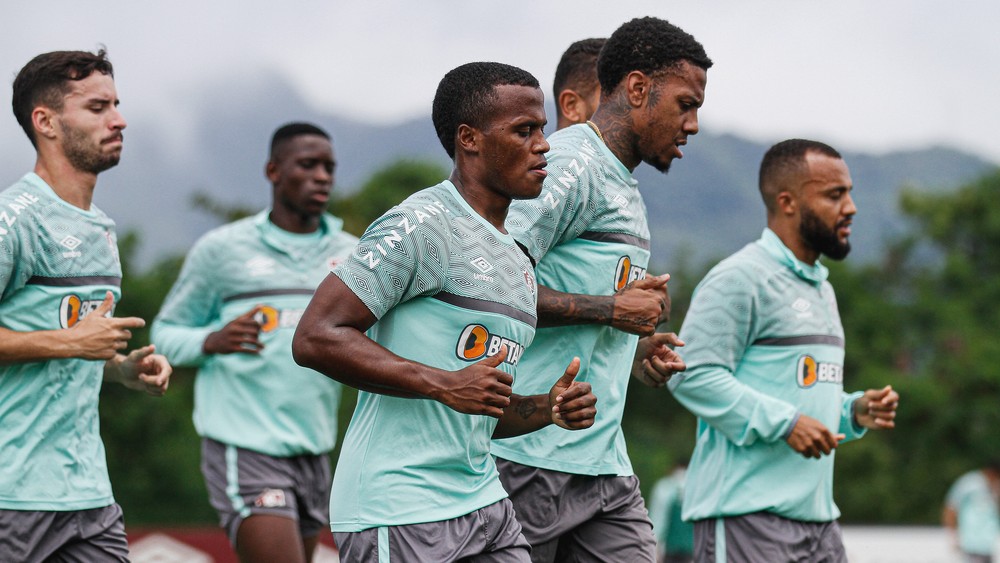Elenco do Fluminense se reapresenta e treina no CT Carlos Castilho, na Barra da Tijuca