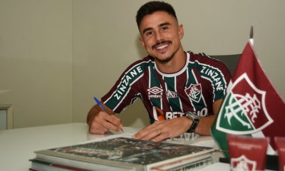 Com a camisa tricolor, William Bigode assina contrato com o Fluminense