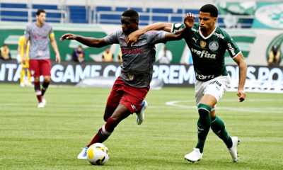 Fluminense e Palmeiras em jogo do Campeonato Brasileiro, no Allianz Parque