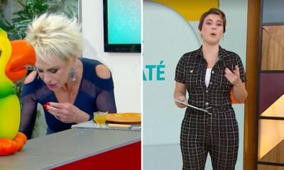 Ana Maria Braga engasga