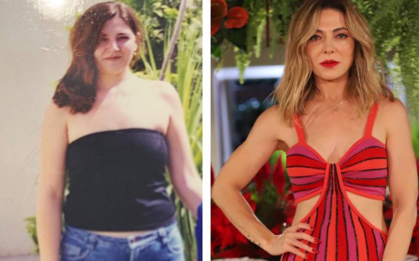 Antes e depois de Karina Lucco