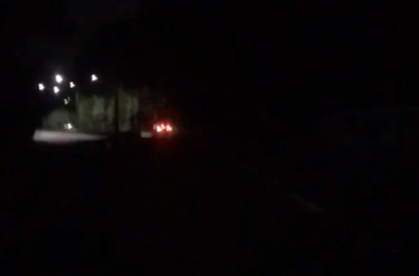 Autoestrada Grajaú Jacarepaguá sem iluminação pública