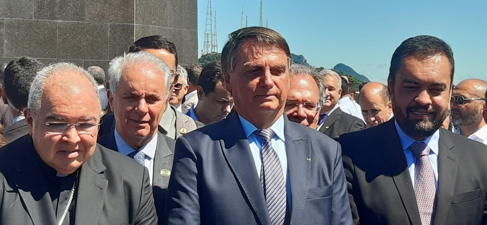 Imagem da solenidade no Cristo Redentor