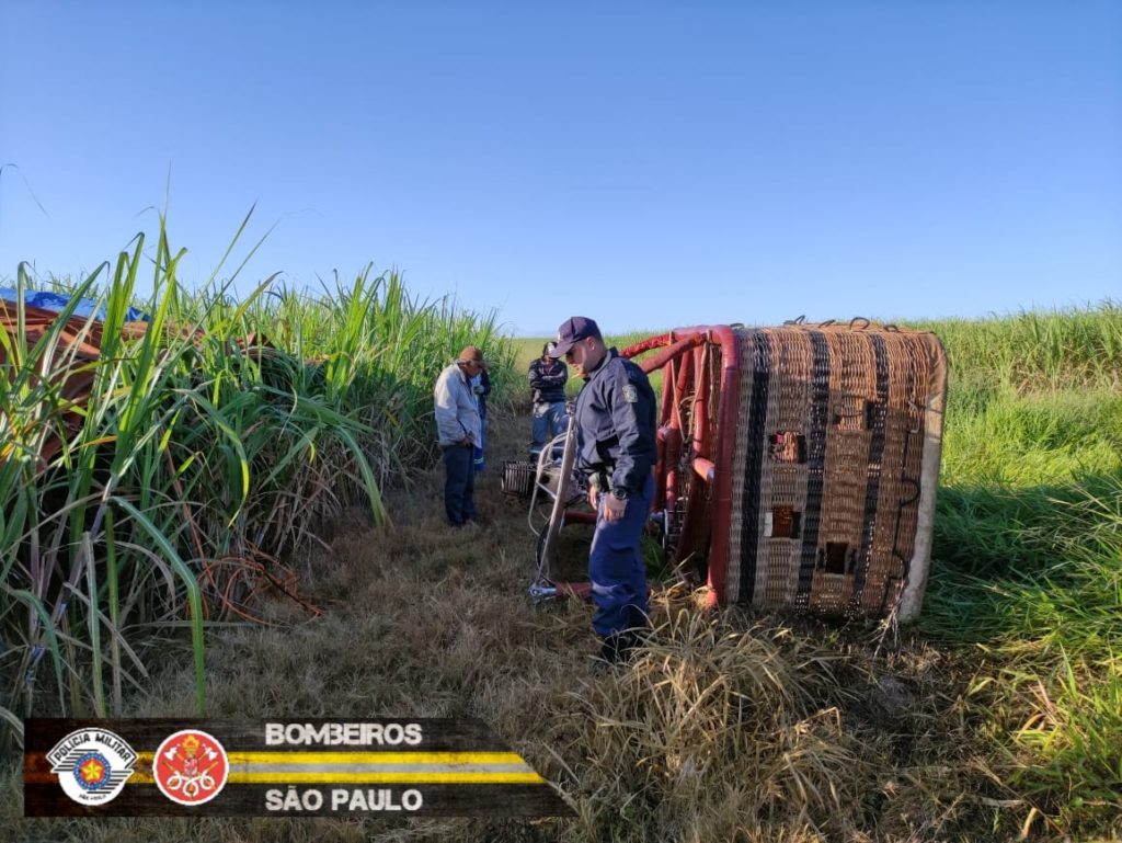 Imagem do Balão que caiu em São Paulo