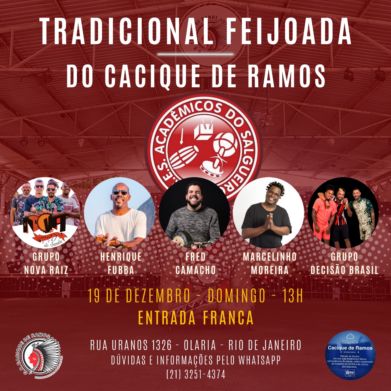 Banner Feijoada Cacique de Ramos 2021