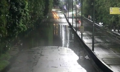 Bolsão d'água na Autoestrada Lagoa-Barra