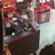 Imagens de câmeras de segurança da loja do Flamengo