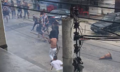 Briga entre torcedores em São Gonçalo
